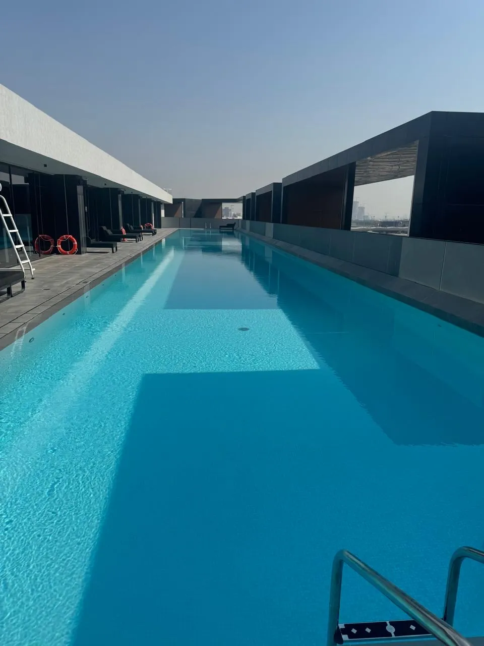 The 50-metre Olympic-size swimming pool